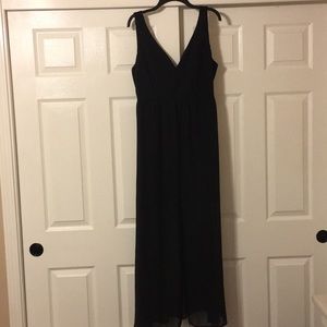 Black maxi chiffon bottom